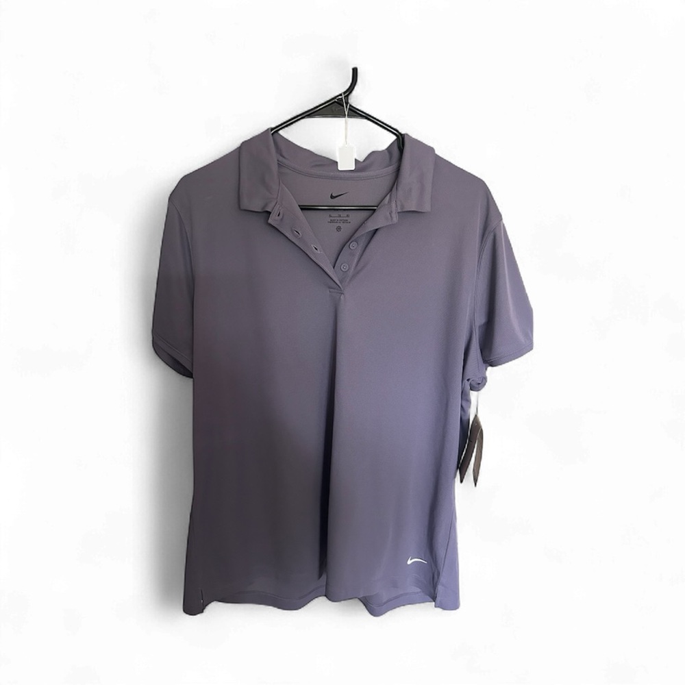 Nike Women's Lavender Dry-Fit Polo Shirt